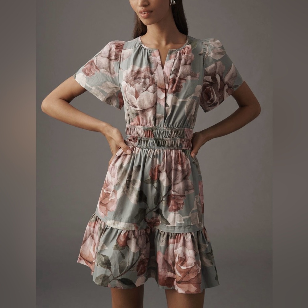 Loverly Grey x Anthropologie: The Somerset Mini Dress XL NWT